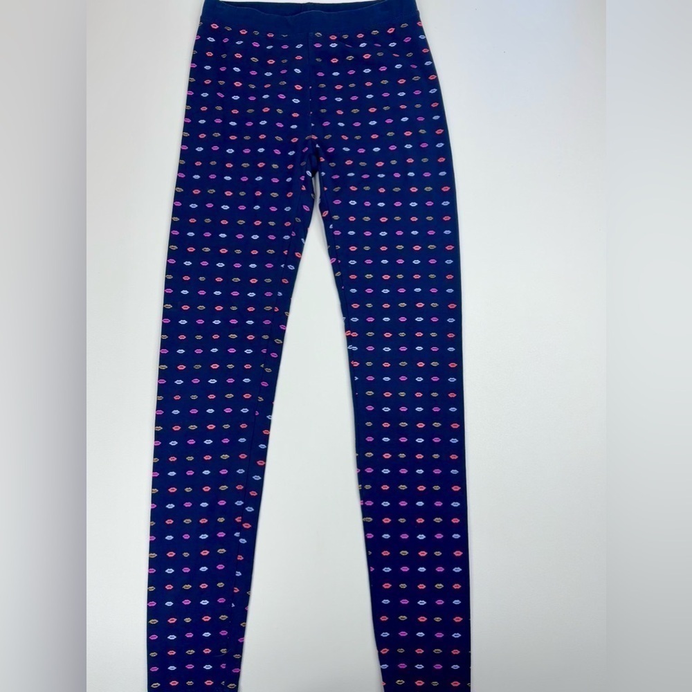 J. Crew Crewcuts Lips Print Leggings Girls Size 14